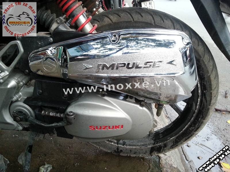 Phụ tùng trang trí Suzuki Impulse - Ốp pô e mạ crom